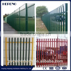 Gold Manufacturer Electro Galvanized Palisade Fence thumbnail-1