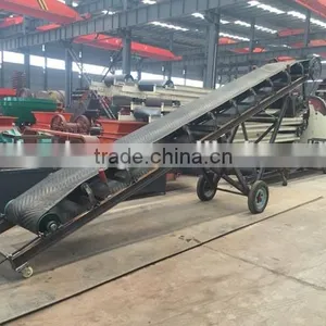 Best Design 10m Length Belt Conveyor With Feeding Hopper thumbnail-1