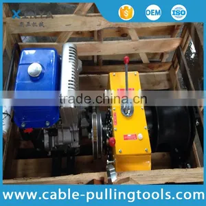 Winch Manufacturer 8 Tons Cable Winch HONDA/YAMAHA Engine for Power Construction thumbnail-3