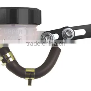High Performance CNC Motorcycle Brake Tank Reservoir for Honda Yamaha Suzuki Kawasaki Aprilia BMW Ducati KTM Black thumbnail-1