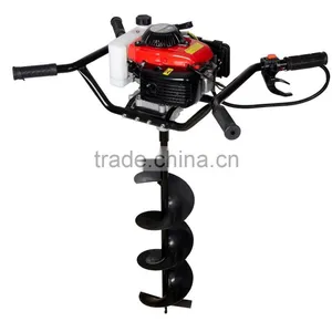 New 54cc Gasoline Earth Auger or Single Tree Planting Digging Machine Gasoline Post Hole Digger thumbnail-1