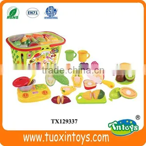 13 Pcs Cutting Plastic Vegetables and Fruits Toys thumbnail-3