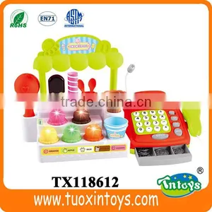 Ice Cream Toy, Ice Cream Maker Toy, Pretend Play Food Set thumbnail-1