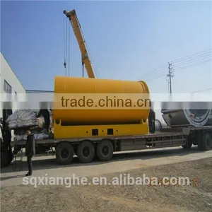 NEWEST 10 -15 Tons Vacumm Semi-continous Tyre Pyrolysis Machine thumbnail-2