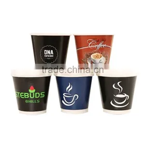 Igh Quality Double Wall Printed Hot Coffee Paper Coffee Cups thumbnail-1