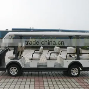 Elegant 4 Wheel City 11 Passenger Shuttle Bus Electric Utility Vehicle thumbnail-4