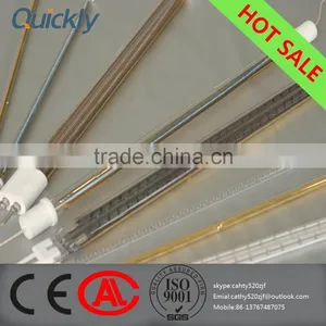 Quartz Halogen Infrared Heating Single Tube With Golden Reflector for Printing Inks ,CE Certificate,20000 Hours thumbnail-3