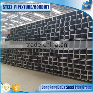120*200*5.5mm Erw Black Square Steel Pipe Tube With Export Packing thumbnail-2