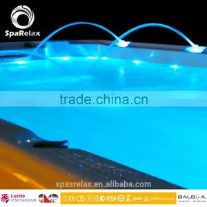 Best Acrylic Mini Pool Swimming Spa for Adults With 17" TV Powerful Air Jets thumbnail-2