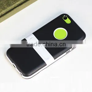 TPU Color Phone Protective Case With Bracket for IPhone5C thumbnail-2