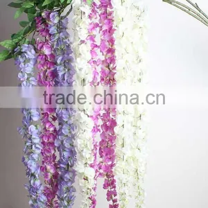 Artificial Hanging Rattan Wisteria Flowers Branch,wisteria Flowers thumbnail-1