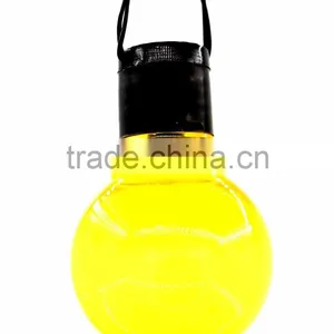 10-LED Solar Light Bulb Hanging Lantern Spiral Ball String Lights thumbnail-3
