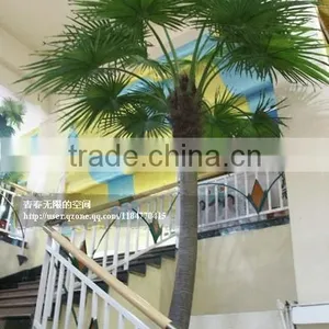 Home Garden Edging Decorative 5ft to 16ft Height Outdoor Artificial Green Plastic Palm Trees EDS06 0844 thumbnail-5
