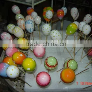 Pottery Egg Hanging Deco-glazed Ceramic Easter Egg Hanging thumbnail-1