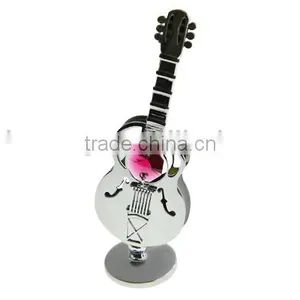 Gold Plated Crystal Guitar With Crystals From Swarovski thumbnail-3