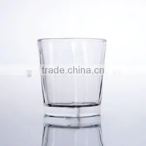 High White Cheaper Glass Whiskey Glass Cup Made in China thumbnail-1