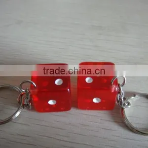 Colored Dice, Custom Printed Dice, Game Dice, Dice With Key Chain thumbnail-1