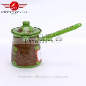 2016 Best Selling Hot Desing Useful Enamelmilk Pot/enamel Boiling Pot/ Enamel Coffee Pot thumbnail-1