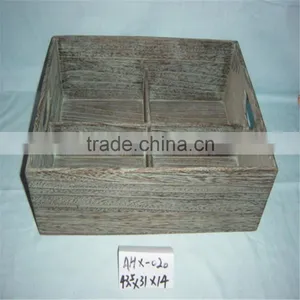 Zakka Wooden Flower Hollow Out Serving Trays for Food thumbnail-1