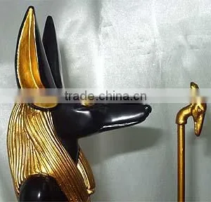 Resin Egyptian Craft Fiberglass Egyptian Decor Anubis Statues for Sale thumbnail-4