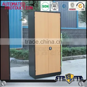 Transfer Wood Grain Bedroom Wardrobe Designs Metal Clothes Closet thumbnail-1