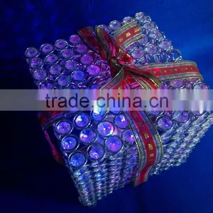 Dongguan Hot Sale Iron Box Acrylic With Outdoor Led Christmas Gift Box thumbnail-2