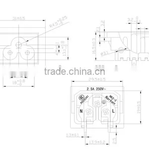 Plum Tailstock AC Power Socket NK2-3Y2T4 thumbnail-2
