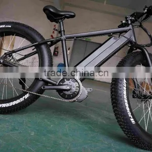 26 Inch ATV Fat Tire Snow Bike Electric Bicycle With Aluminum Alloy Fork thumbnail-2