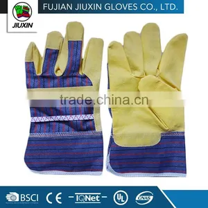 JX68A114 Multipurpose Different Colors Yellow Full PVC Impregnated Gloves thumbnail-4