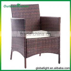 Outdoor Garden Wicker Rattan Furniture With Beige Cushion thumbnail-3