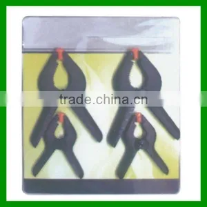 4PCS 6"& 4" Black Plastic Small Antiskid Spring Hose Clamp ,plastic Spring Clamp thumbnail-1
