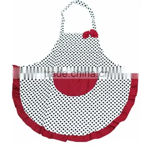 New Cute BowKnot Kitchen Restaurant Cooking Aprons With Pocket for Women thumbnail-3