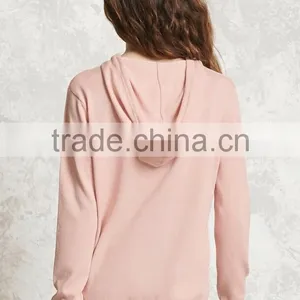 Wholesale Hoodies China Suppliers Spring Long Sleeves Fashion Knit Sweater 100% Fleece Cotton Polyester Hoodies With Hooded thumbnail-3