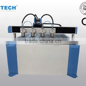 Cnc Multi-spindle Carving Machine/4 Axis Cnc Carving Machine XJ1212/1218 thumbnail-1