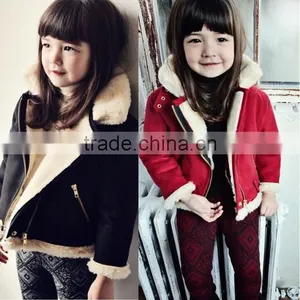 2016 High Quality Children Garment Kids Wholesale Winter Clothes Long Coats For Girls thumbnail-1