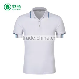 2017 New Fashion Customized Logo Dry Fit Breathable Blank Golf Polo Shirts for Men thumbnail-1