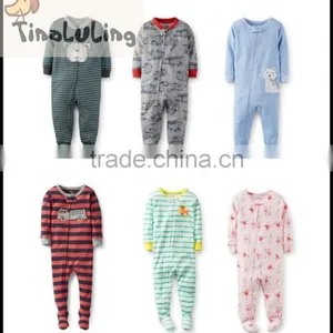 Brand New 100% Cotton Animal Pajamas, Kids Couples Pajamas With Feet Wholesale TinaLuLing thumbnail-3
