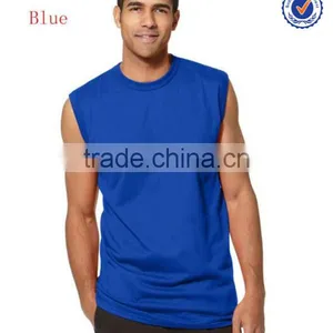 Wholesale Good Quality Comfortable Men Sleeveless t Shirts thumbnail-3