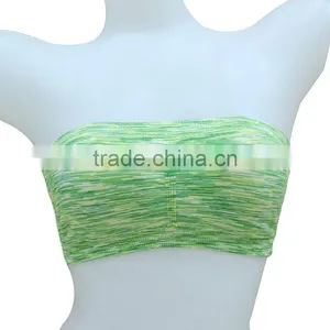 New Style Nice Quality Seamless Woman Underwear Ladies One Piece Bandeau Bra w Removable Cup Pad thumbnail-1