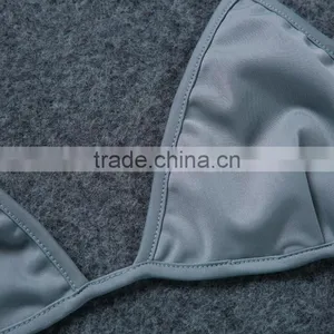 M1222 Runwaylover 2016 Ladies Gray Polyester Split Swimsuit Bikini thumbnail-4