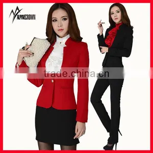Long Sleeve Skirt Suit, Business Suit, Indian Women Business Suit thumbnail-1