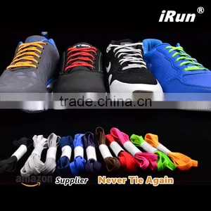 Non-Slip No Need Tie Runners Work Shoes Gray Flat Elastic Easy Shoelaces - Lazy Untied Elastic Anchor Shoelaces - Accept Custom thumbnail-6