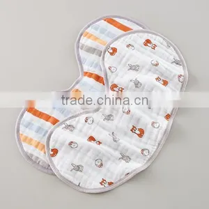 SOFT AND TRENDY BABY BURPY BIB AND BURP CLOTH 2 IN 1 USE WITH SNAP BUTTON thumbnail-1