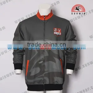 Hot Sale Whosale Zipper Hoody For Men Contrast Hoody Blank Plain Sweat Shirt thumbnail-1