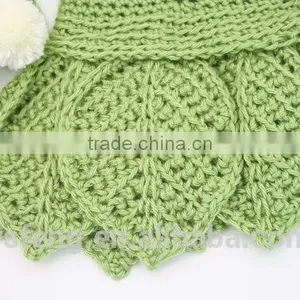 Fashion Kids Party Wear Baby Girl Crochet Sweater Dress Set thumbnail-3
