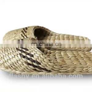 Wholesale Hand Woven Slippers Rush Slipper Spa Plain Raffie Slippers 2017 thumbnail-6