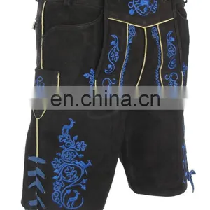 Lederhosen Shorts Suede Leather Lederhosen for Bavarian (Bavarian Party Dress) thumbnail-2