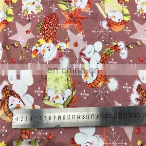 Best Quality Latest Children Designs Print Cotton Frocks Bamboo Fiber Fabric thumbnail-1