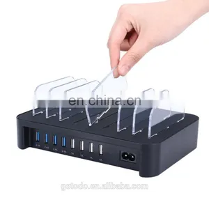 New Style 8 Ports Mobile Phone Usb Charging Station Multi Charger Station thumbnail-1