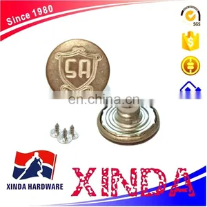 Chinese Manufacturers Customise Fashionable Dress to Sew Coat/jeans Metal Buttons thumbnail-2